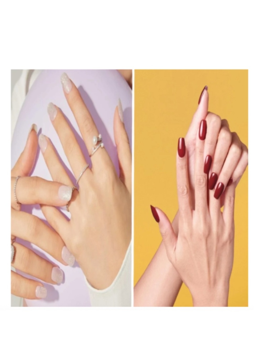 Ohora Semi Cured Gel Nail Strips Dress Up And Chilly